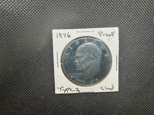 lot 94 image: 1976 S Type 2 Clad Proof Dollar