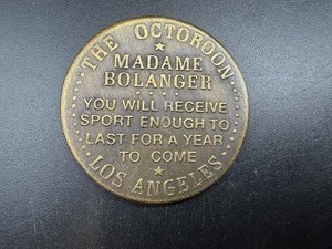 lot 113 image: The Octoroon Los Angeles Brothel Token