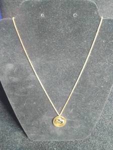lot 22 image: Cross Heart Necklace