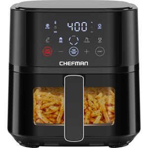 lot 2 image: Chefman TurboFry Touch Easy-View 4-Qt. Digital Air Fryer