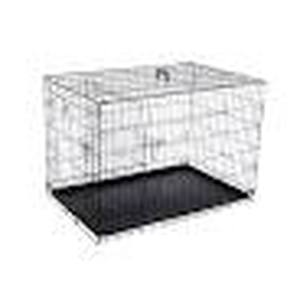 lot 34 image: PetMaker Double-Door Folding Pet Crate - Extra Large