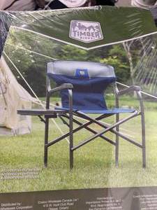 lot 41 image: Timber Ridge Folding Directors Chair (Blue)