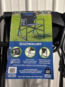 lot 43 image: Mac Sports Rock n Lock Director Chair