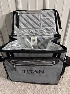lot 51 image: Titan 40-Can Collapsible Cooler 5 Layers of Insulation (Gray)