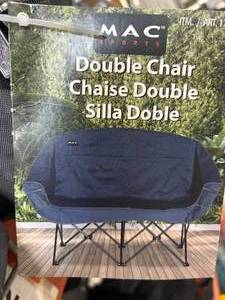 lot 37 image: Mac Sports Double Camping Chair