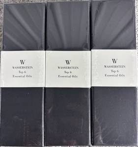 lot 63 image: Lot of 3 Wasserstein Aromatherapy Oils 100% Pure Basic Essential Oil Gift Set
