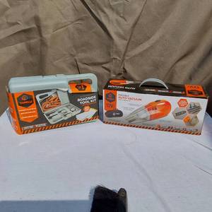 lot 28 image: Torelli Tools Roadside Tool Kit and Portable Auto Vacuum Set