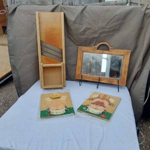 Kraut Cutter, Mirror, and Wall Art