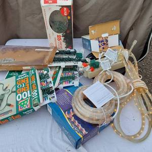 lot 42 image: Holiday Time and Ritz Christmas Lights Collection including Enchanted Forest and Crystallized Rope Lights