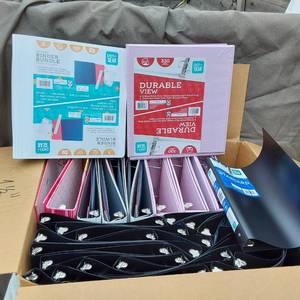 lot 48 image: Pen  Gear Binder Bundle and Durable View Binders, Various Colors and Styles