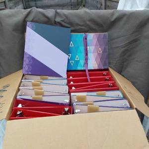 lot 49 image: Colorful Binder Set including Various Designs and Styles