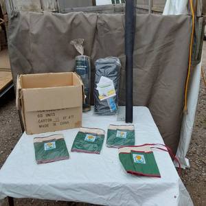 lot 66 image: Gardening Aprons and Fabric Potato Planters