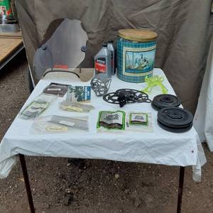 lot 200 image: Arctic Cat Parts, Quicksilver 2-Stroke Engine Oil, and Spitfire Windshield