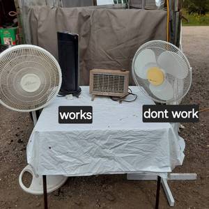 lot 93 image: Fans and Heaters