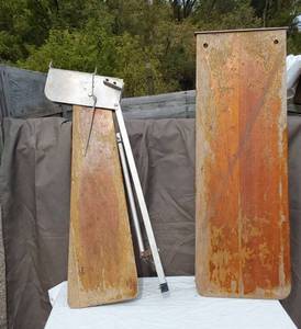 lot 109 image: Sea Witch Small Sail Boat Rudder and Daggerboard