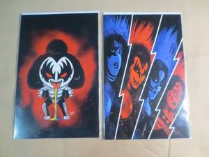 lot 13 image: 2 Kiss Comic Books Gene Simmons Dem...