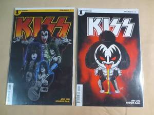 lot 15 image: 2 Dynamite #1 Kiss Comic Books 1st ...