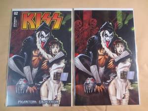 lot 32 image: 2 Dynamite 02 Kiss Phantom Obsessio...