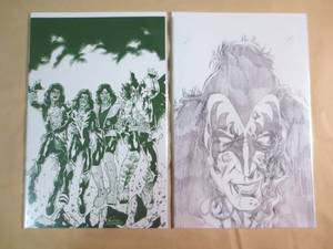 lot 55 image: 2 Dynamite 01 Kiss Zombies Comic Bo...