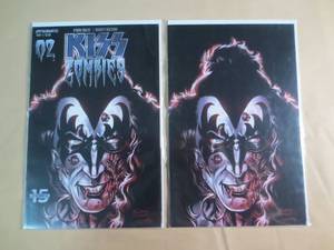 lot 56 image: 2 Dynamite 02 15 Years Kiss Zombies...