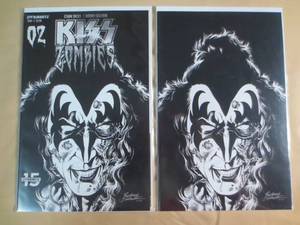 lot 59 image: 2 Dynamite 02 15 Years Kiss Zombies...
