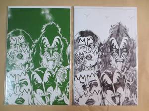 lot 74 image: 2 Dynamite 04 Kiss Zombies Comic Bo...