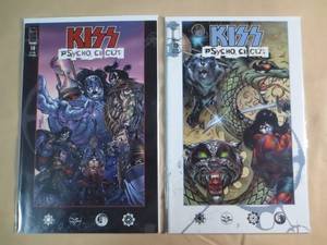 lot 98 image: Image 14 and 15 Kiss Psycho Circus ...