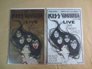 lot 139 image: 2 Dynamite #1 Kiss Vampirella Live ...