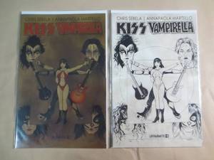 lot 144 image: 2 Dynamite #4 Kiss Vampirella Comic...