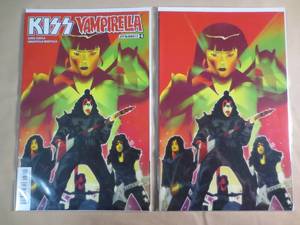 lot 146 image: 2 Dynamite #5 Cover A Kiss Vampirel...