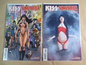 lot 147 image: 2 Dynamite #5 Cover C and D Kiss Va...