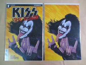 lot 177 image: 2 Dynamite 1st Issue Kiss The Demon...