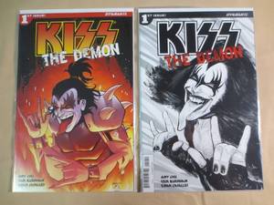 lot 178 image: 2 Dynamite 1st Issue Kiss The Demon...