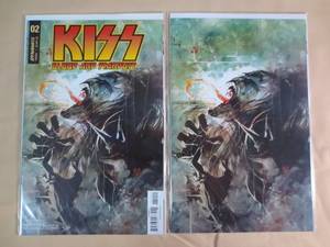 lot 205 image: Dynamite 02 Cover A and Other Kiss ...