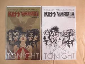 lot 234 image: 2 Dynamite #2 Kiss Vampirella Tonig...
