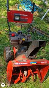 Yard Machines 10 HP 24 Inch Two-Stage Snow Blower with Electric Start