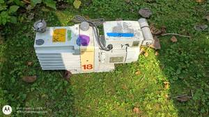 lot 10 image: Edwards 18 Vacuum Pump with Leroy-Somer Motor - Tested and Working