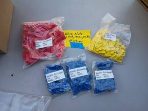 lot 41 image: Assorted Bags of Electrical Wire Nuts in Multiple Colors