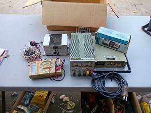 lot 48 image: Lot of Electronic Test Equipment and Meters Including Topward Power Supply