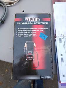 lot 54 image: Wel-Bilt Portable Digital Battery Tester in Box