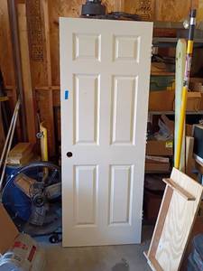 lot 78 image: Set of 3 Six-Panel Interior Doors