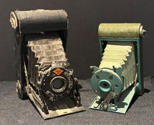 lot 77R image: L - Pair of Vintage Agfa and Kodak Cameras