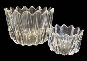 lot 147R image: K - Two Elegant Orrefors Crystal Bowls