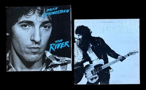 lot 189R image: R - Bruce Springsteen Vinyl Record Album Lot - The River, Born to Run, Tunnel of Love