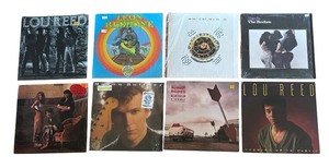 lot 198R image: R - Set of 8 Assorted Record Albums Lou Reed, The Roches, Leon Redbone, Rubber Rodeo & More