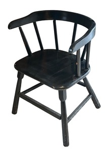 lot 242R image: LR - Vintage Childrens Wooden Chair