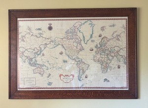 lot 309R image: U - Rand McNally World Map