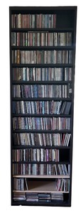 lot 311R image: U - Large Music CD Collection with Shelf