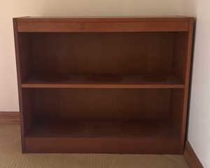 lot 316R image: U - Vintage Wooden Bookshelf