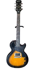 lot 9C image: LR - Epiphone Les Paul Junior Model Electric Guitar Sunburst Finish